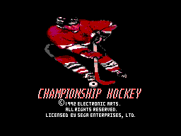 Championship Hockey screenshot 4 for Sega Master System